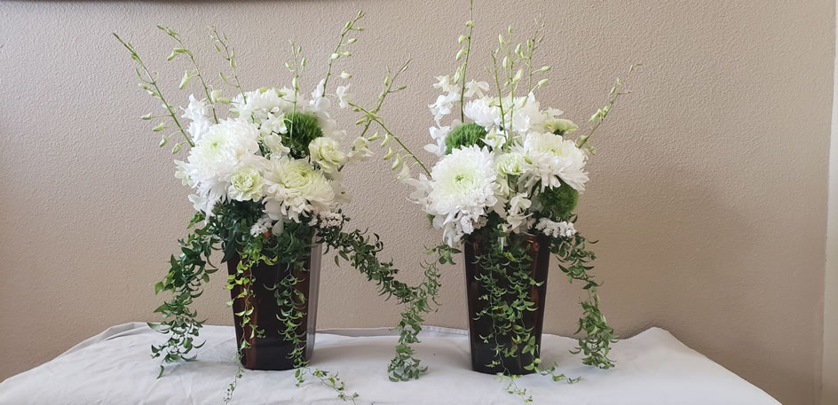 Chrysanthemum Dendrobium Smilax Dianthus Green Carnation